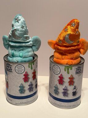 Disney Ink & Paint Sorcerer Mickey Plush (Set of 2)